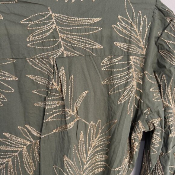 NWT TAELYNN LONG SLEEVE COLLARED BUTTON DOWN TIERED DRESS | MEDIUM - Picture 5 of 6